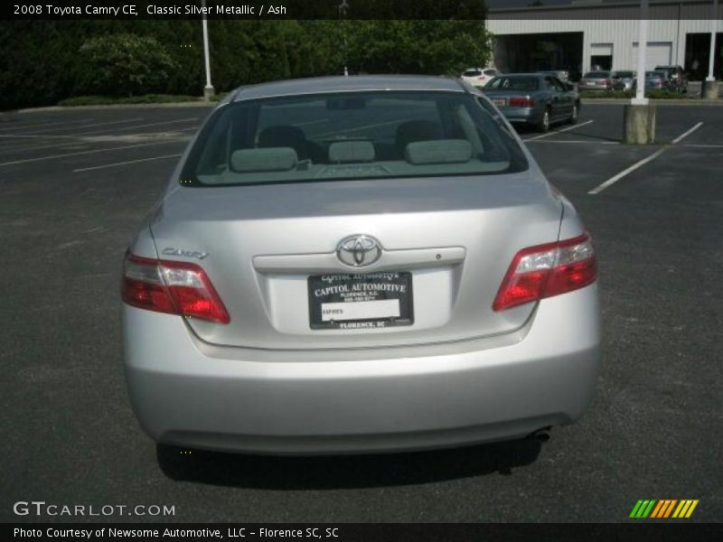 Classic Silver Metallic / Ash 2008 Toyota Camry CE