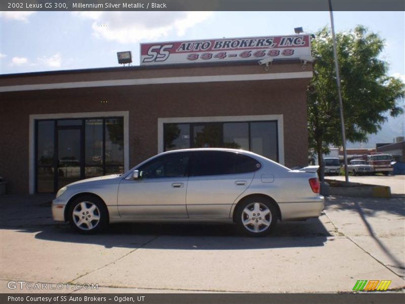 Millennium Silver Metallic / Black 2002 Lexus GS 300