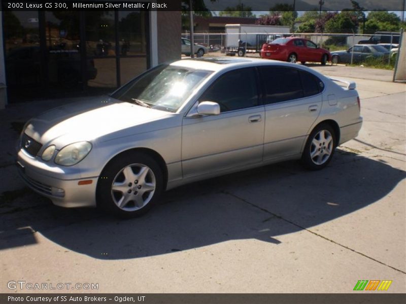 Millennium Silver Metallic / Black 2002 Lexus GS 300