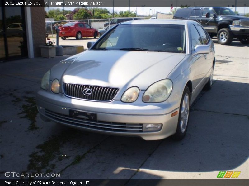 Millennium Silver Metallic / Black 2002 Lexus GS 300