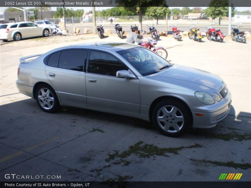 Millennium Silver Metallic / Black 2002 Lexus GS 300