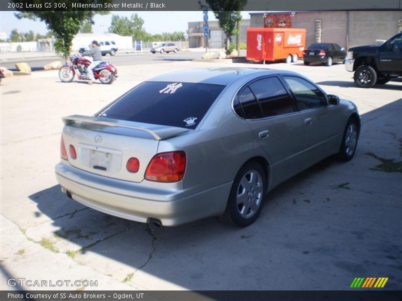 Millennium Silver Metallic / Black 2002 Lexus GS 300