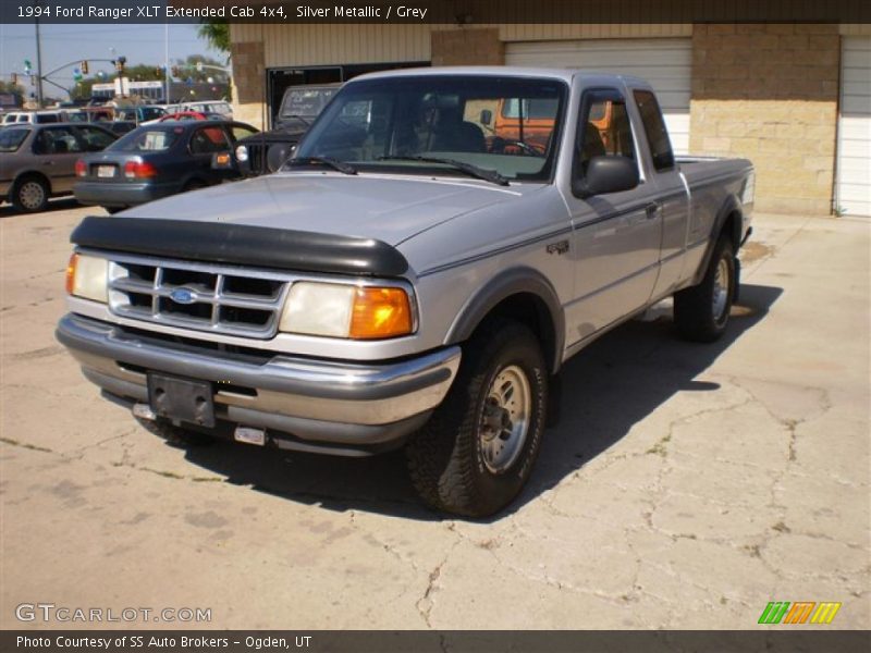 Silver Metallic / Grey 1994 Ford Ranger XLT Extended Cab 4x4