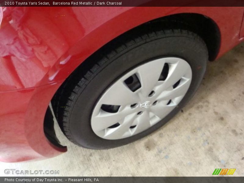 Barcelona Red Metallic / Dark Charcoal 2010 Toyota Yaris Sedan