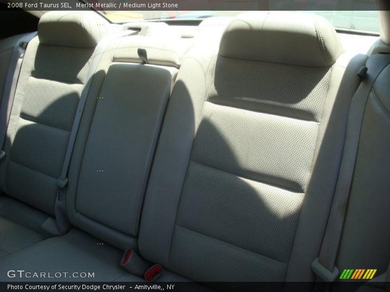 Merlot Metallic / Medium Light Stone 2008 Ford Taurus SEL