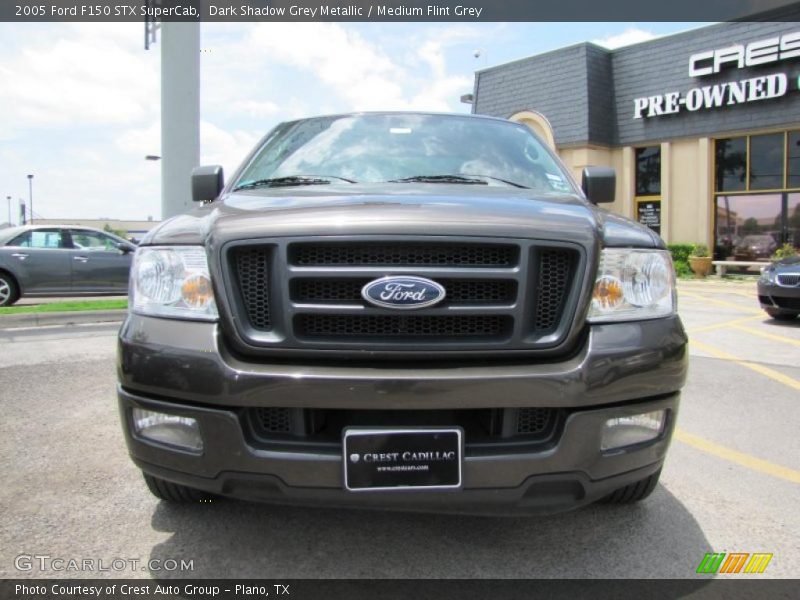 Dark Shadow Grey Metallic / Medium Flint Grey 2005 Ford F150 STX SuperCab