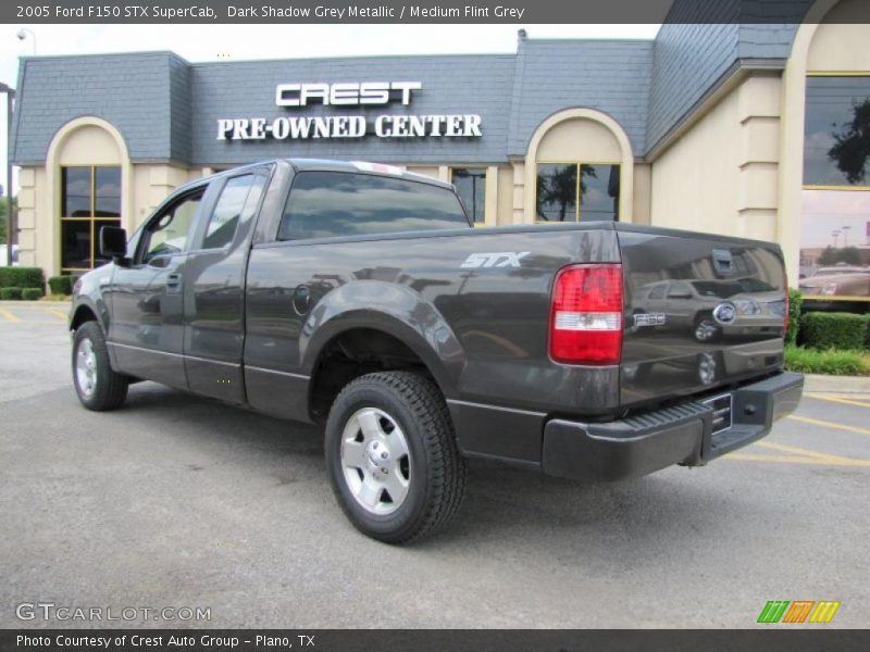 Dark Shadow Grey Metallic / Medium Flint Grey 2005 Ford F150 STX SuperCab