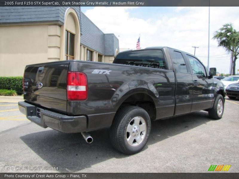 Dark Shadow Grey Metallic / Medium Flint Grey 2005 Ford F150 STX SuperCab