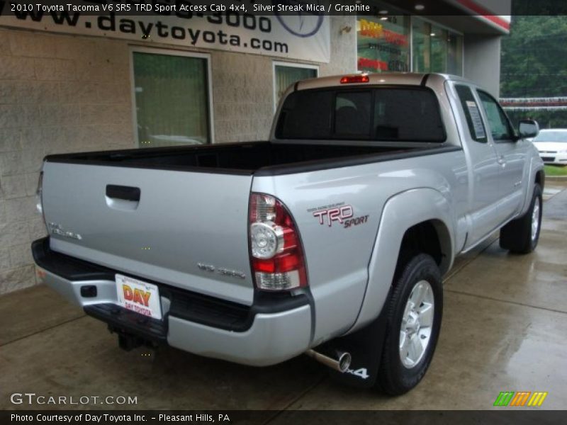 Silver Streak Mica / Graphite 2010 Toyota Tacoma V6 SR5 TRD Sport Access Cab 4x4