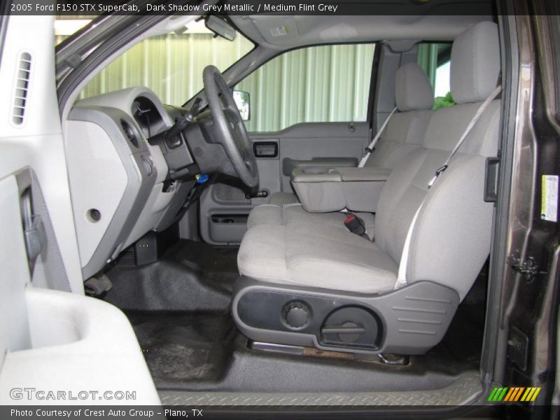 Dark Shadow Grey Metallic / Medium Flint Grey 2005 Ford F150 STX SuperCab