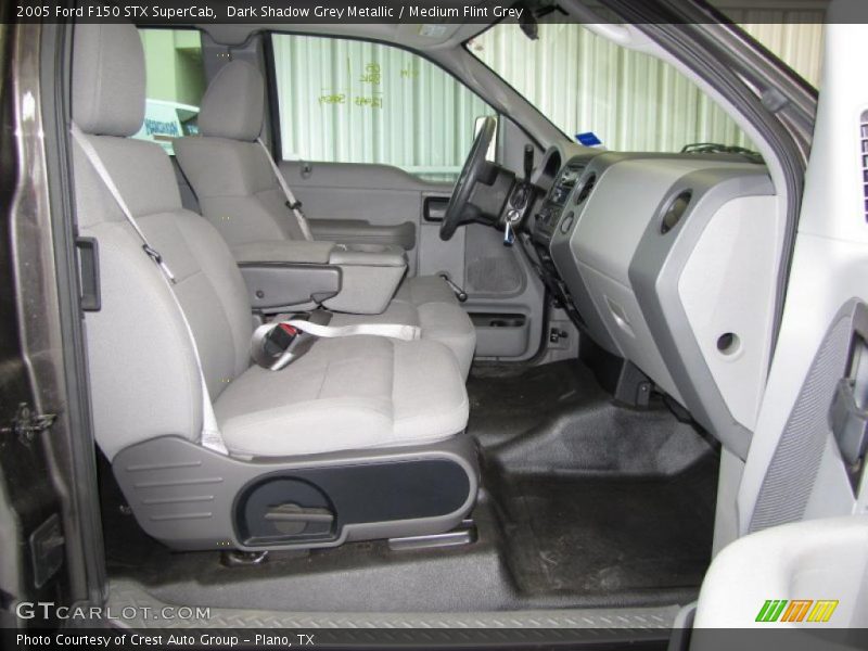 Dark Shadow Grey Metallic / Medium Flint Grey 2005 Ford F150 STX SuperCab