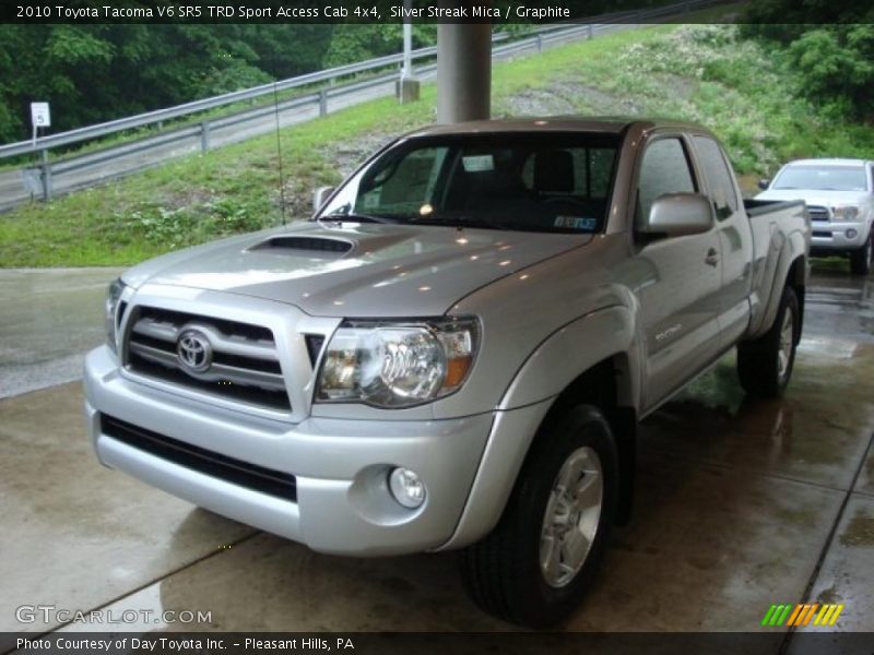 Silver Streak Mica / Graphite 2010 Toyota Tacoma V6 SR5 TRD Sport Access Cab 4x4