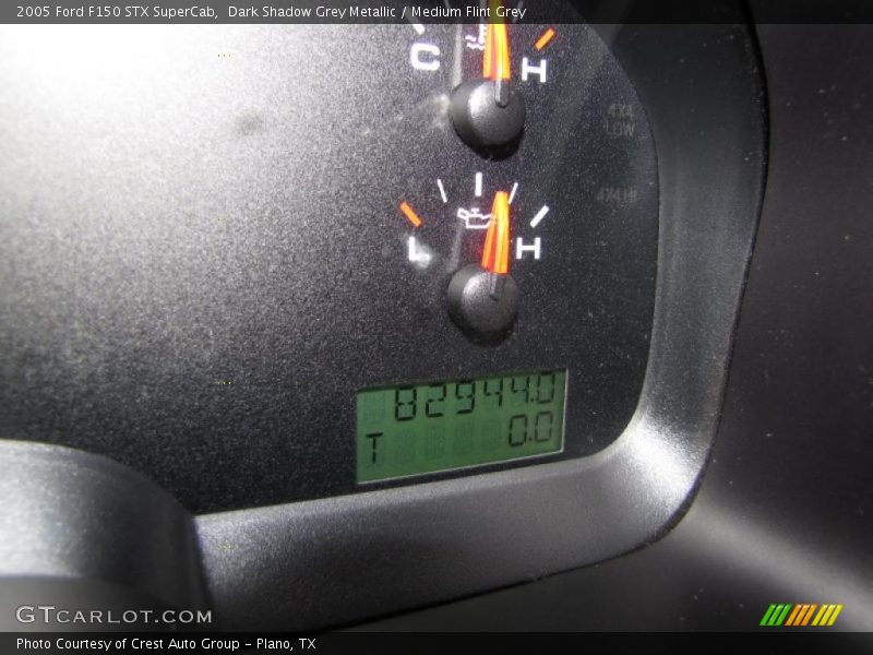 Dark Shadow Grey Metallic / Medium Flint Grey 2005 Ford F150 STX SuperCab