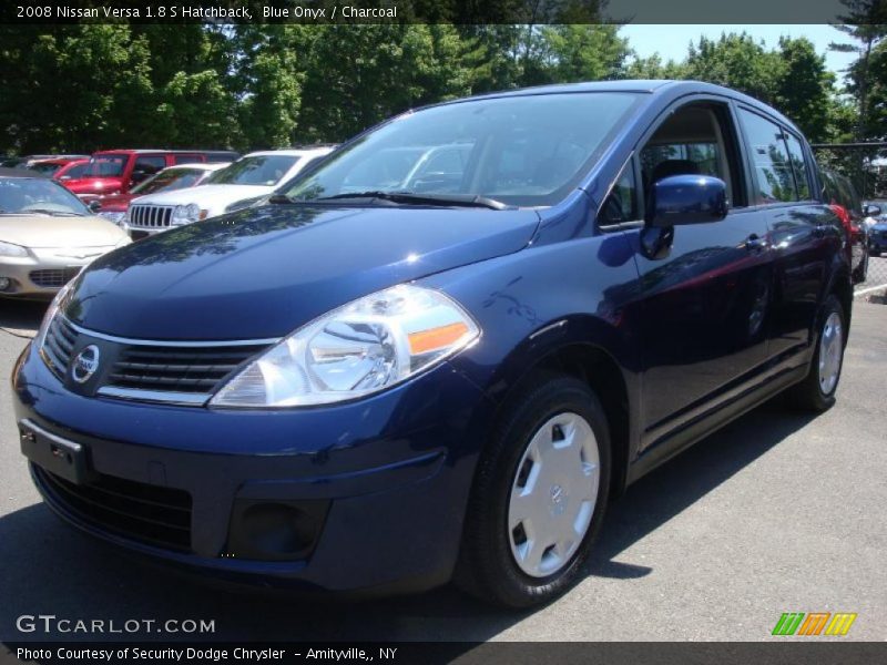 Blue Onyx / Charcoal 2008 Nissan Versa 1.8 S Hatchback