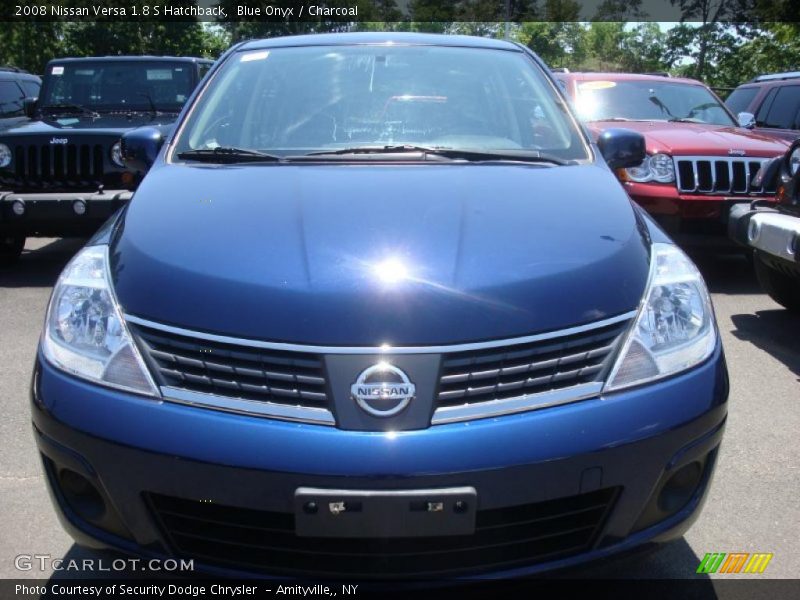 Blue Onyx / Charcoal 2008 Nissan Versa 1.8 S Hatchback