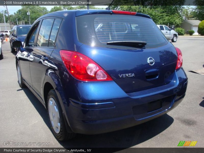 Blue Onyx / Charcoal 2008 Nissan Versa 1.8 S Hatchback