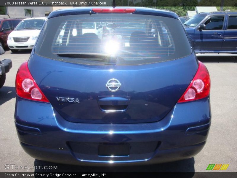 Blue Onyx / Charcoal 2008 Nissan Versa 1.8 S Hatchback