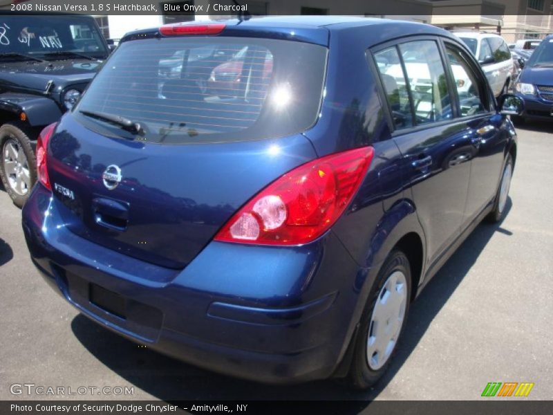 Blue Onyx / Charcoal 2008 Nissan Versa 1.8 S Hatchback