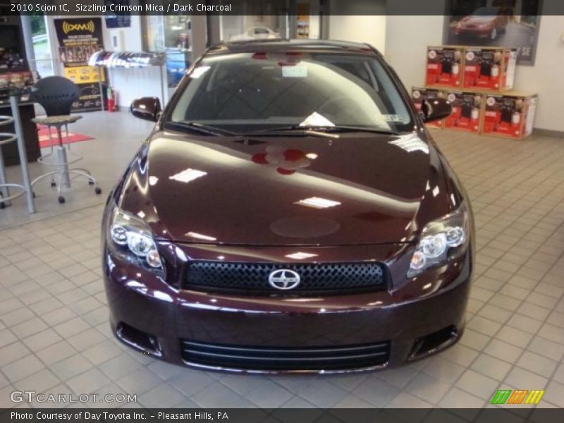 Sizzling Crimson Mica / Dark Charcoal 2010 Scion tC
