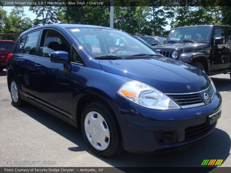 Blue Onyx / Charcoal 2008 Nissan Versa 1.8 S Hatchback