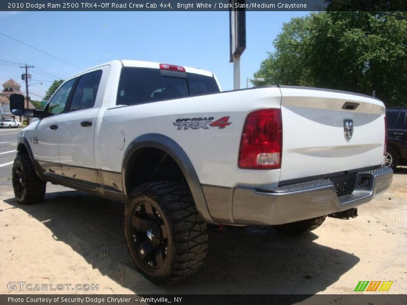 Bright White / Dark Slate/Medium Graystone 2010 Dodge Ram 2500 TRX4-Off Road Crew Cab 4x4