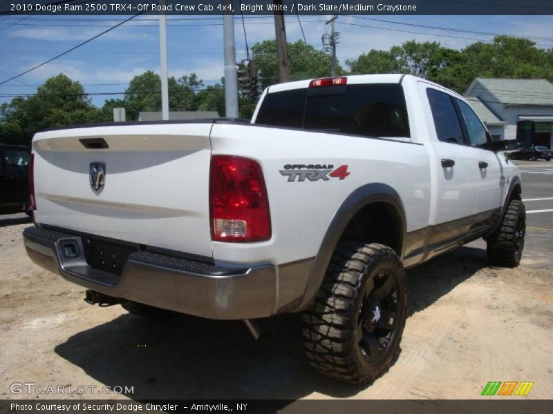 Bright White / Dark Slate/Medium Graystone 2010 Dodge Ram 2500 TRX4-Off Road Crew Cab 4x4
