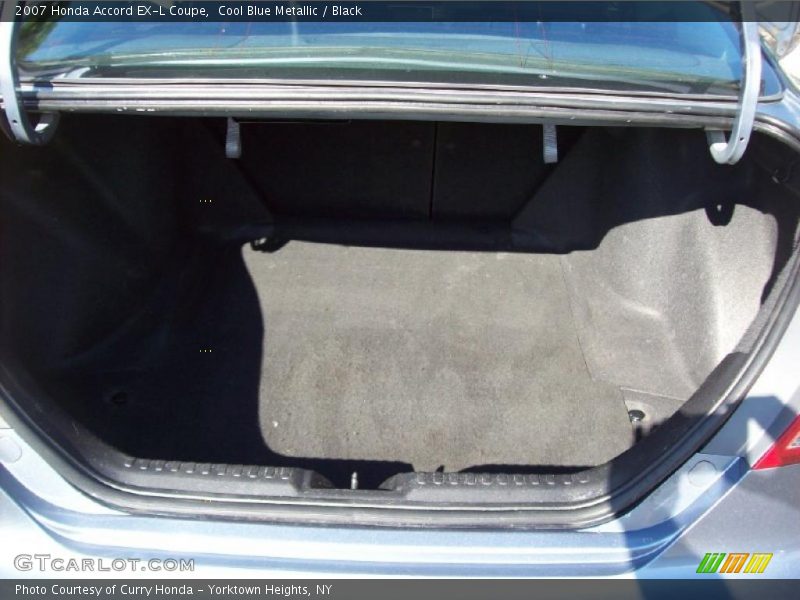 Cool Blue Metallic / Black 2007 Honda Accord EX-L Coupe