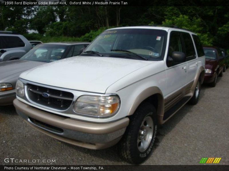 Oxford White / Medium Prairie Tan 1998 Ford Explorer Eddie Bauer 4x4