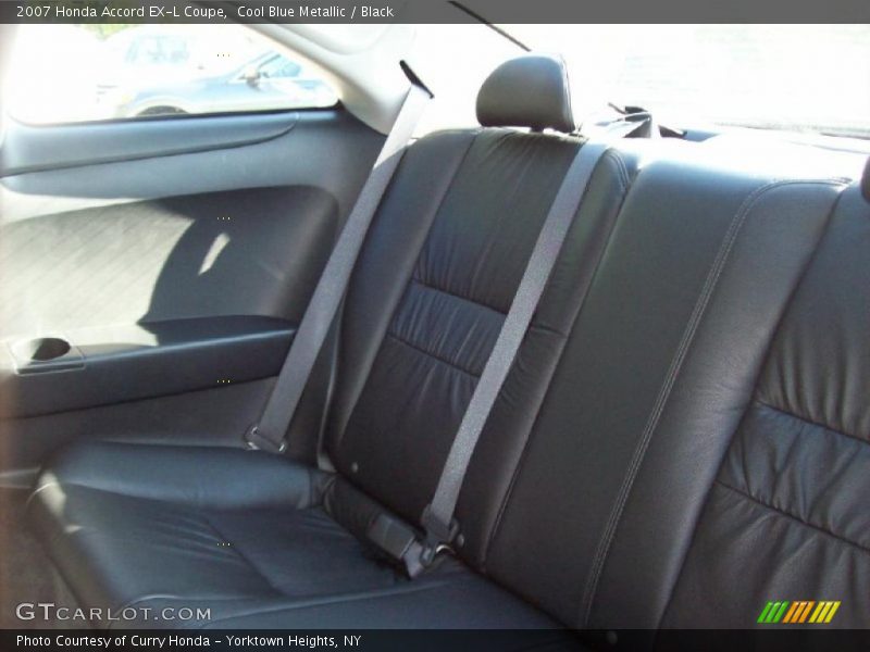 Cool Blue Metallic / Black 2007 Honda Accord EX-L Coupe