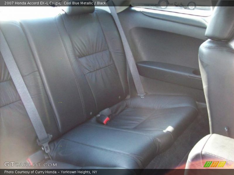 Cool Blue Metallic / Black 2007 Honda Accord EX-L Coupe