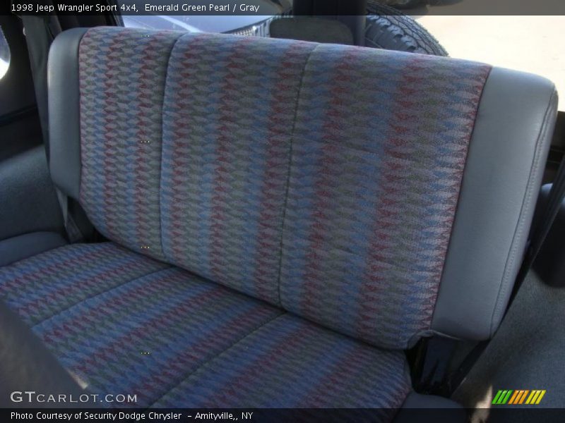 Emerald Green Pearl / Gray 1998 Jeep Wrangler Sport 4x4