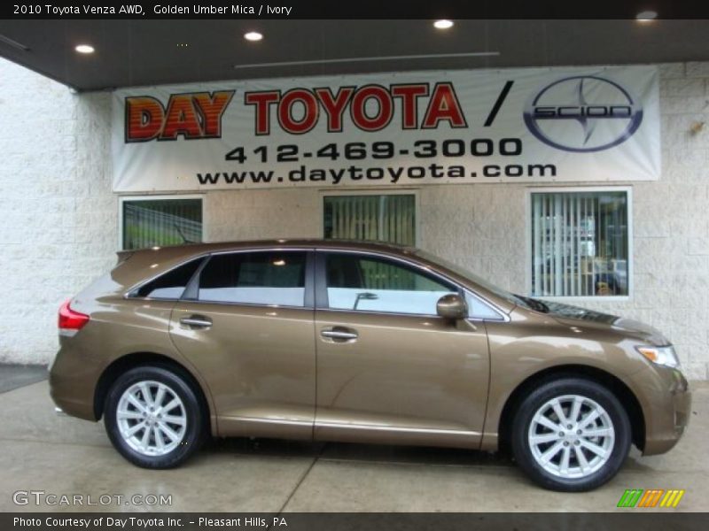 Golden Umber Mica / Ivory 2010 Toyota Venza AWD