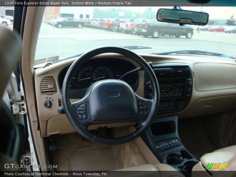 Oxford White / Medium Prairie Tan 1998 Ford Explorer Eddie Bauer 4x4