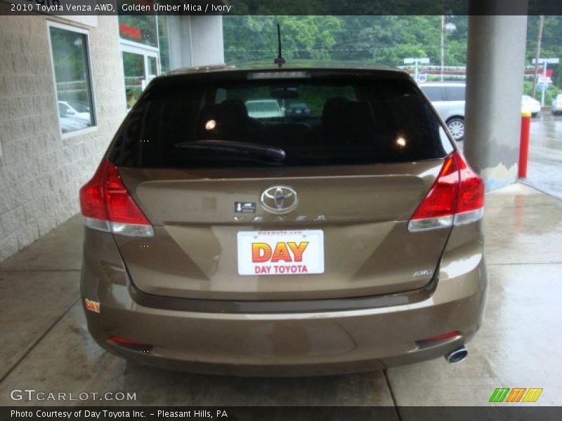 Golden Umber Mica / Ivory 2010 Toyota Venza AWD