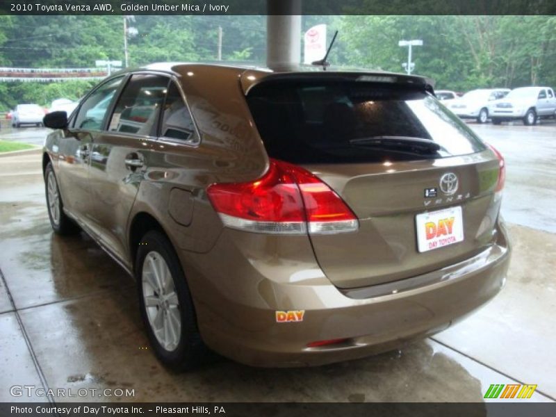 Golden Umber Mica / Ivory 2010 Toyota Venza AWD