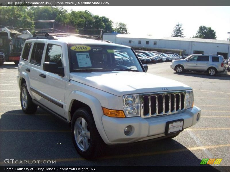Stone White / Medium Slate Gray 2006 Jeep Commander 4x4