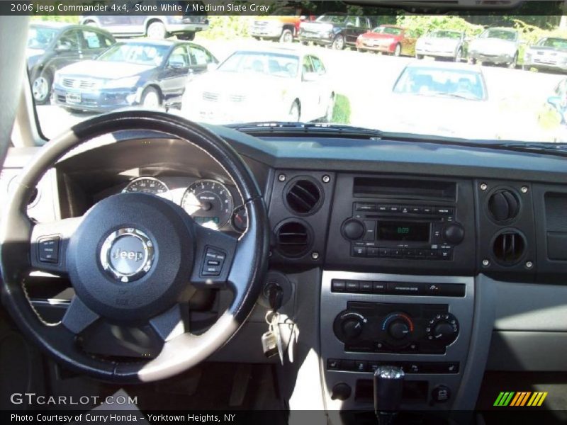 Stone White / Medium Slate Gray 2006 Jeep Commander 4x4