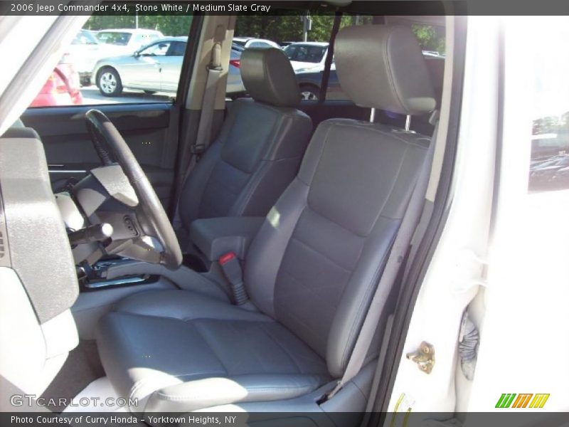 Stone White / Medium Slate Gray 2006 Jeep Commander 4x4