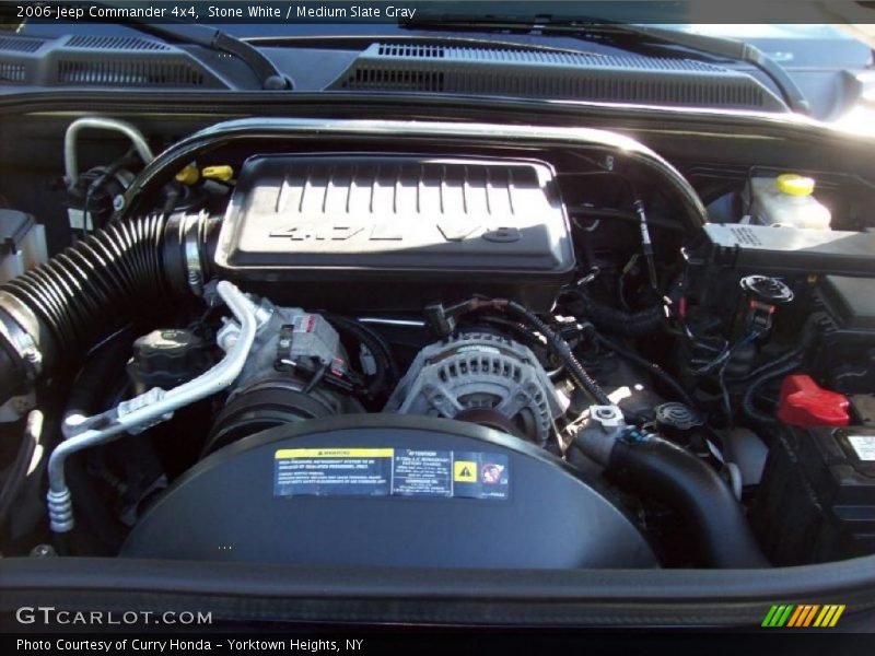 Stone White / Medium Slate Gray 2006 Jeep Commander 4x4