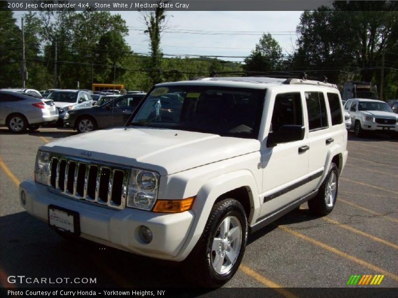 Stone White / Medium Slate Gray 2006 Jeep Commander 4x4