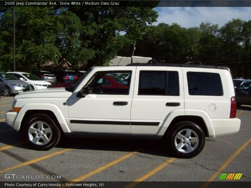 Stone White / Medium Slate Gray 2006 Jeep Commander 4x4