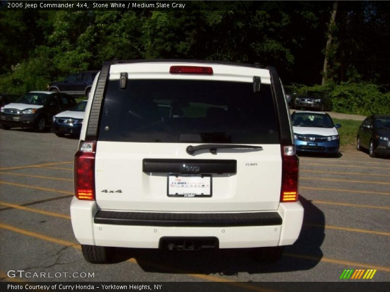 Stone White / Medium Slate Gray 2006 Jeep Commander 4x4