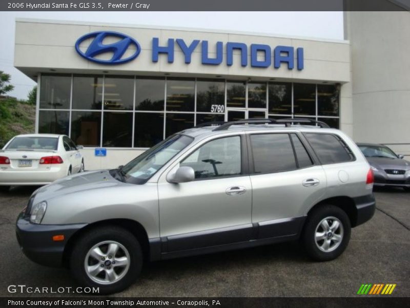 Pewter / Gray 2006 Hyundai Santa Fe GLS 3.5