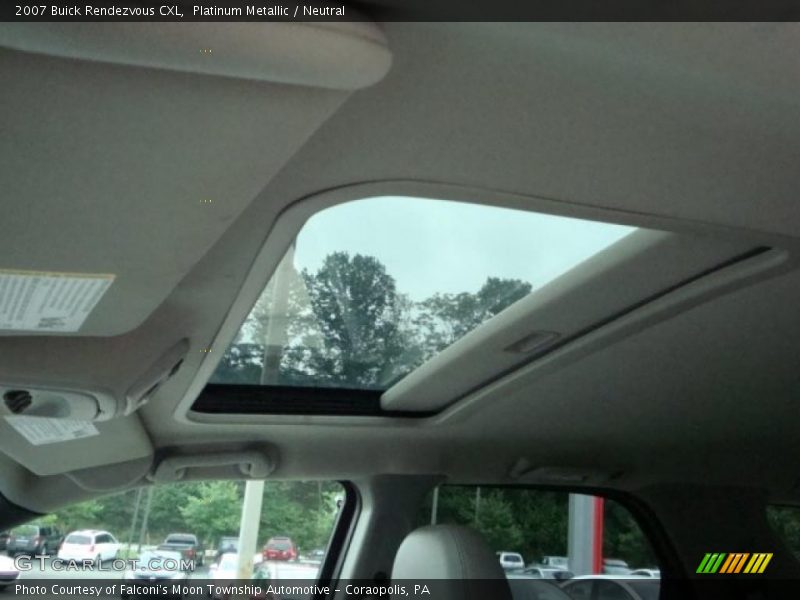 Platinum Metallic / Neutral 2007 Buick Rendezvous CXL