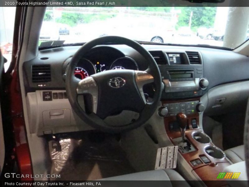 Salsa Red Pearl / Ash 2010 Toyota Highlander Limited 4WD