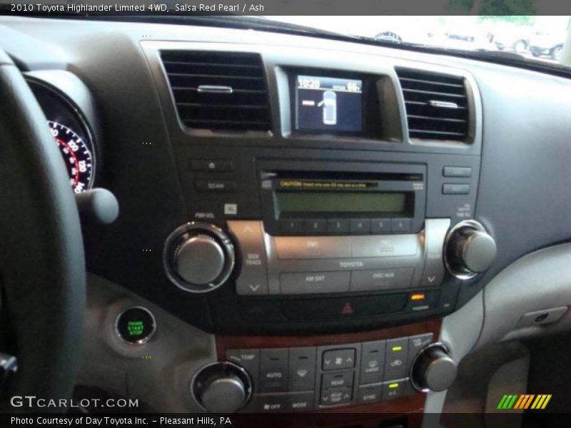 Salsa Red Pearl / Ash 2010 Toyota Highlander Limited 4WD
