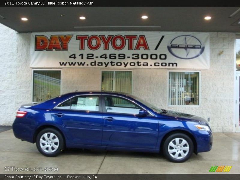 Blue Ribbon Metallic / Ash 2011 Toyota Camry LE