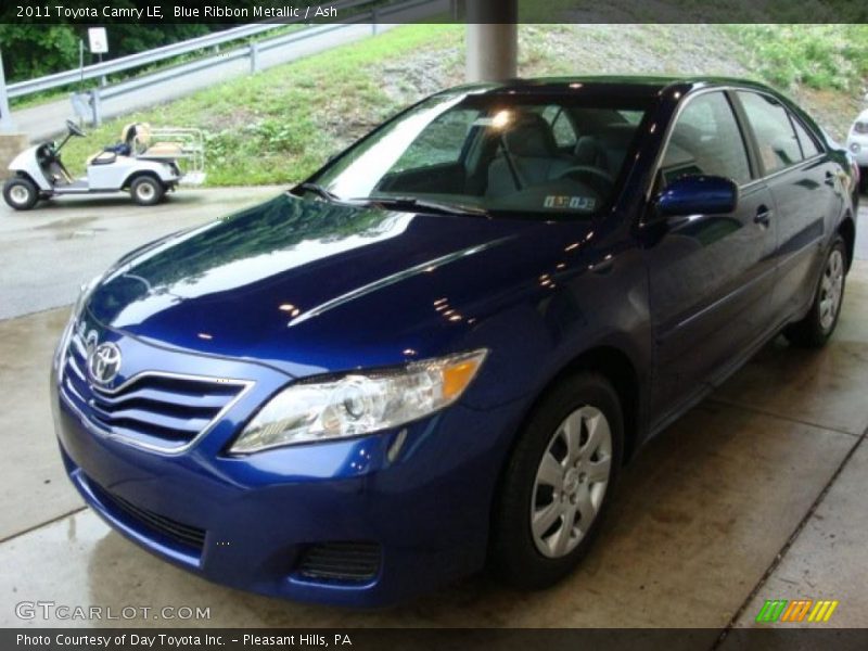 Blue Ribbon Metallic / Ash 2011 Toyota Camry LE