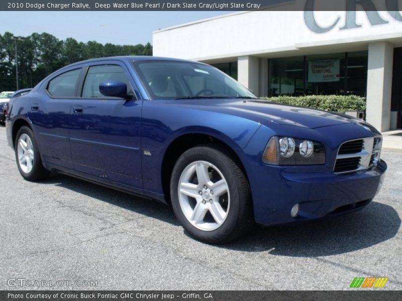 Deep Water Blue Pearl / Dark Slate Gray/Light Slate Gray 2010 Dodge Charger Rallye