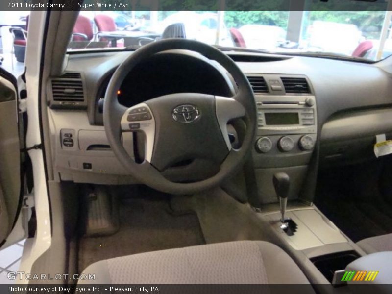 Super White / Ash 2011 Toyota Camry LE